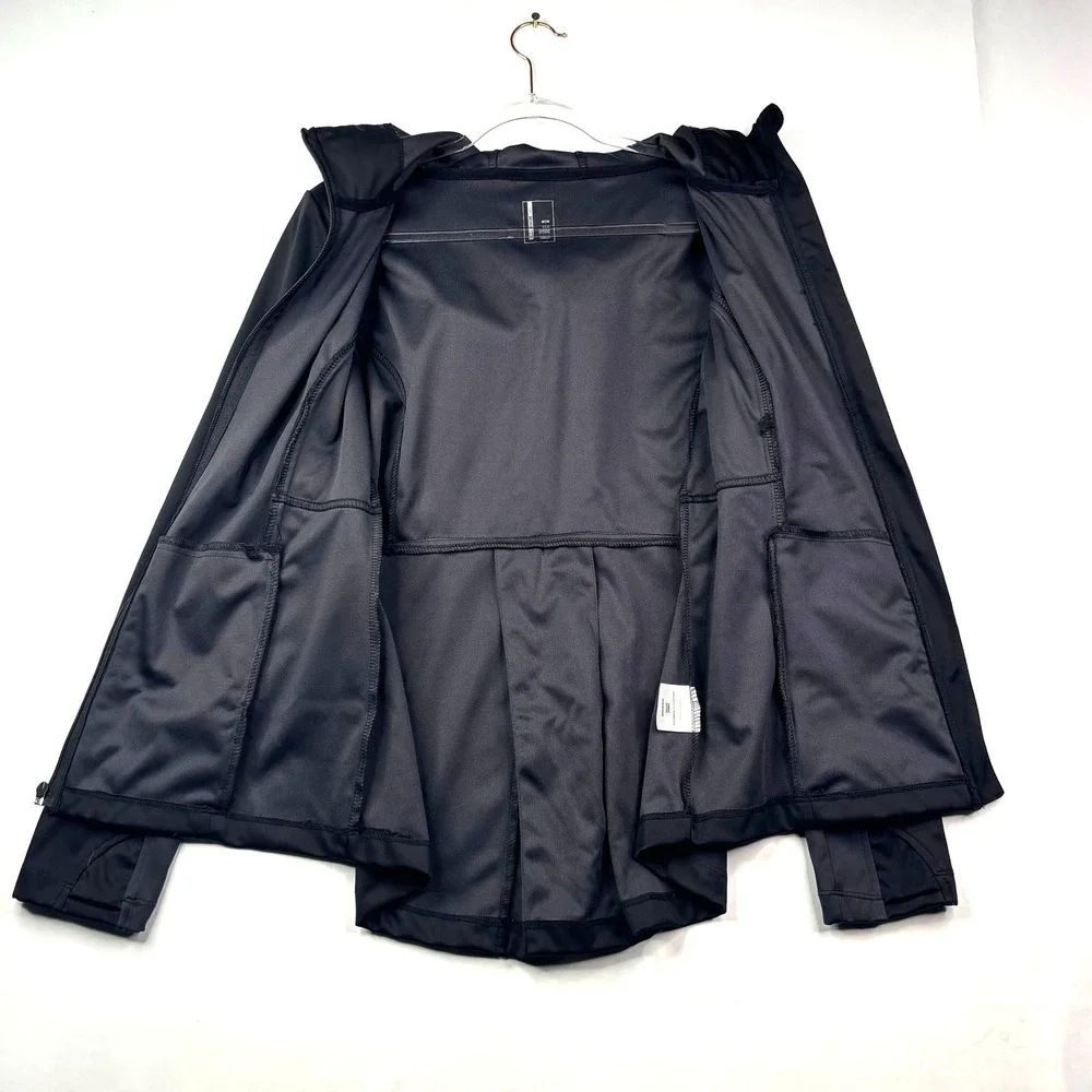 Mondetta Women's Softshell Jacket Hooded Full Zip‎ Black Size M